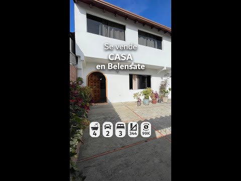 Casa 344m² Belensate Mérida 3 hab 4 baños Estudio Cocina Remodelada $99.000