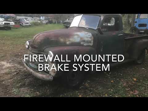 1947-1954 Chevy Truck Firewall Mounted Brake System