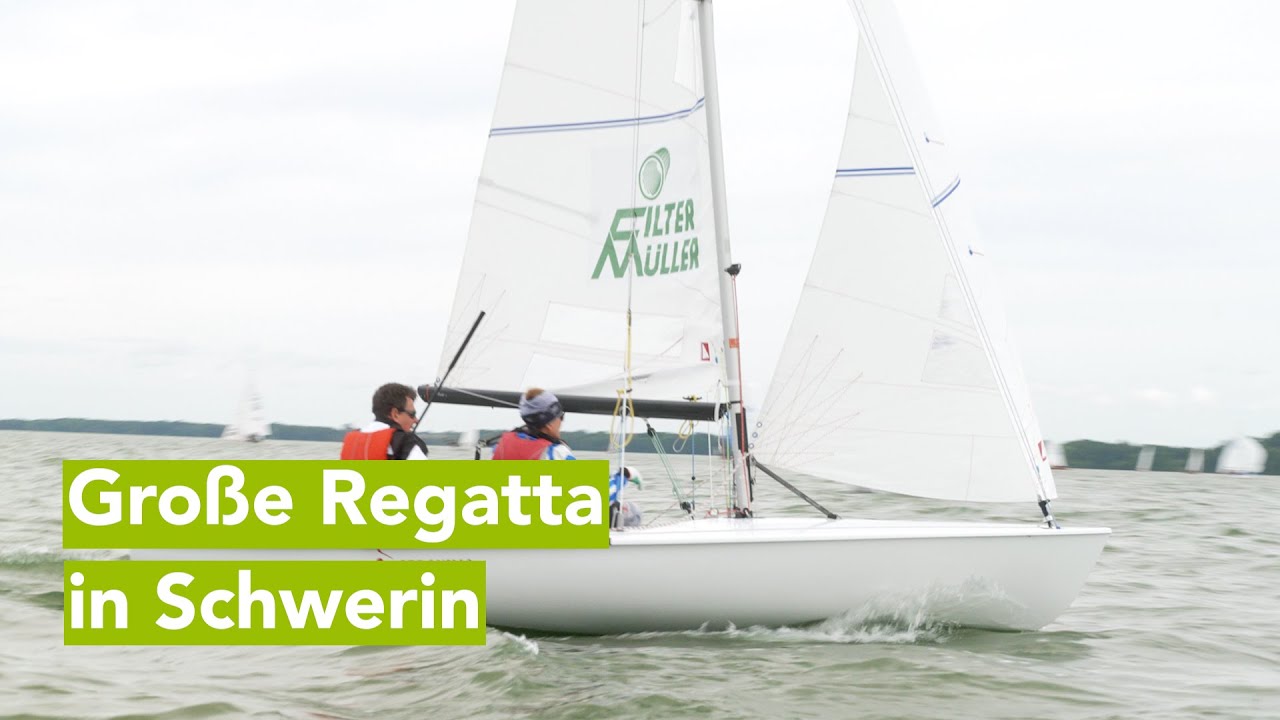 Sharpie und Korsar Wettkampf auf dem Schweriner See