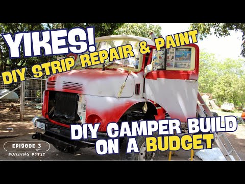 Expedition Truck Build // Building Betsy PART 3 - Strip and paint.