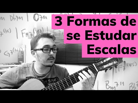 8 - Escalas no violão - 3 maneiras para você estudar.