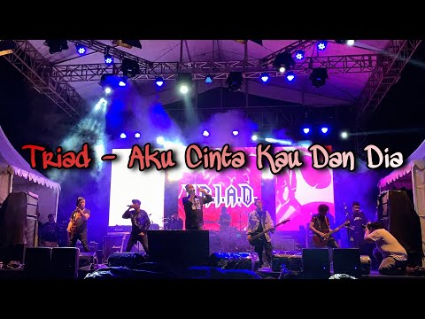 TRIAD - Aku Cinta Kau dan Dia Live Hisphoria Week Bali #ahmaddhani #dewa19 #triad
