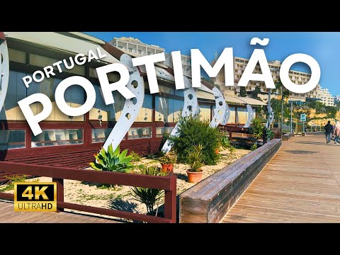 Portimão, Portugal 🇵🇹 // Quiet Winter walk along the Algarve Coast (4K, No Commentary)