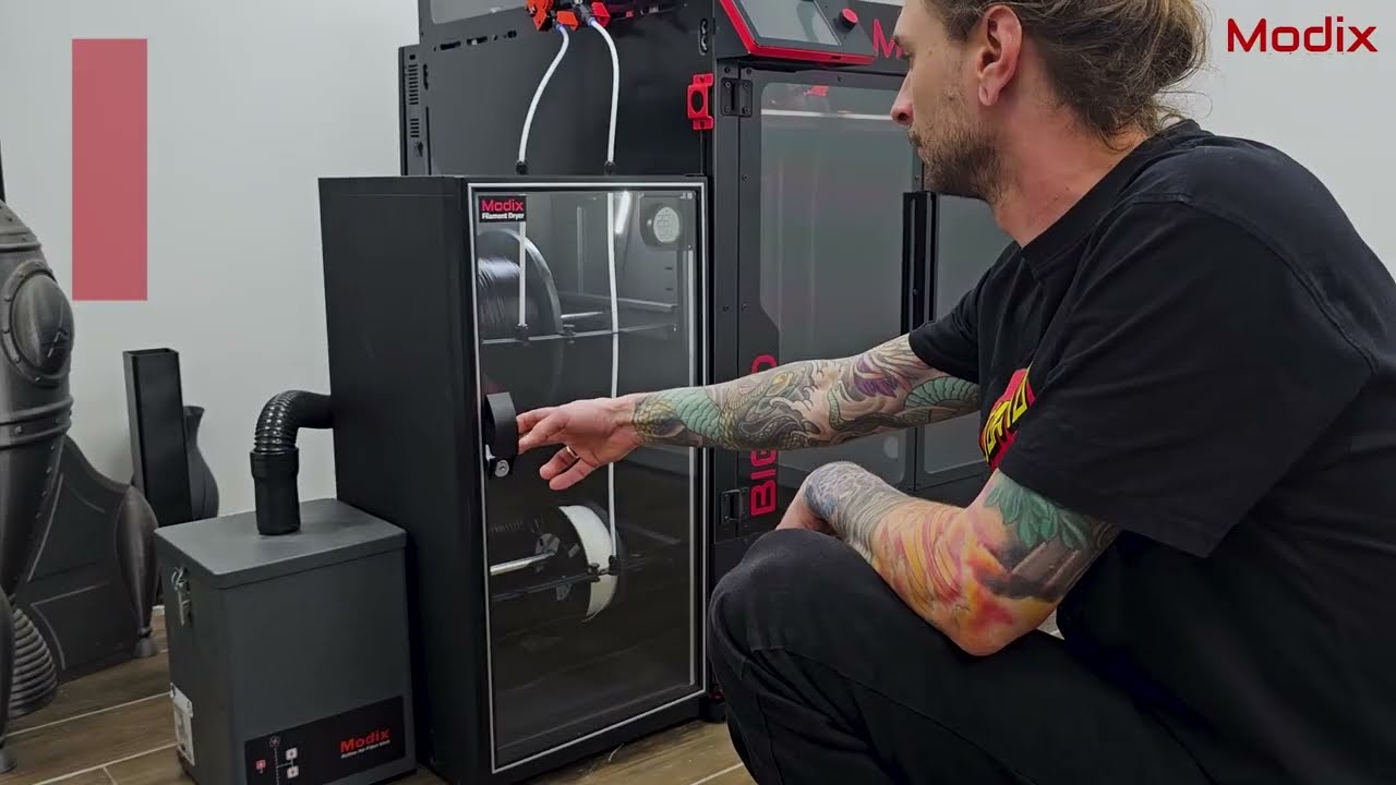 Modix Filament Dryer - watch the video