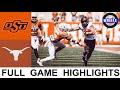 12 Oklahoma State Vs 25 Texas Highlights College Football Week 7 2021 College Football
