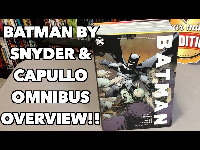 Vídeo relacionado con Batman by Scott Snyder & Greg Capullo Omnibus Vol. 1 (Batman Omnibus)
