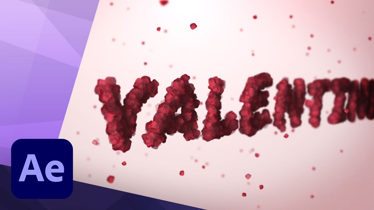 How To Create a Valentine Love Intro in After Effects