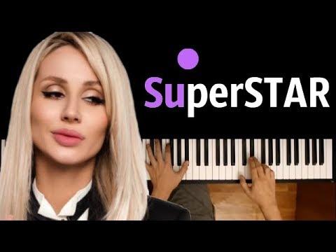 LOBODA - SuperSTAR ● караоке | PIANO_KARAOKE ● ᴴᴰ + НОТЫ & MIDI