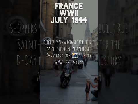 WWII Then and Now: Stunning Photos of Normandy's Transformation