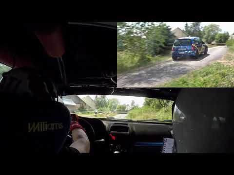 Poznański / Sumera  - Renault Clio - Letni Super Oes Łużna 04-08-2019 onboard+zewnątrz