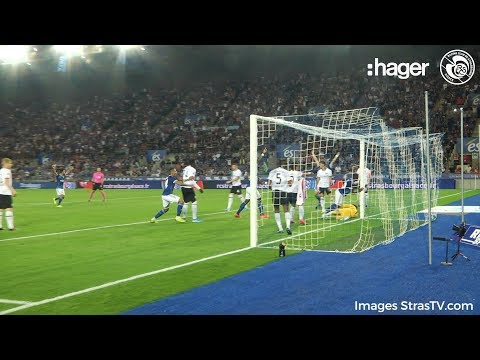 Racing-Eintracht Francfort (1-0) : le but de Kévin Zohi en bord terrain