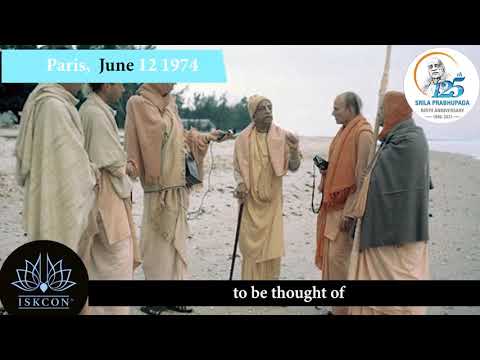 Srila Prabhupada Morning Walk