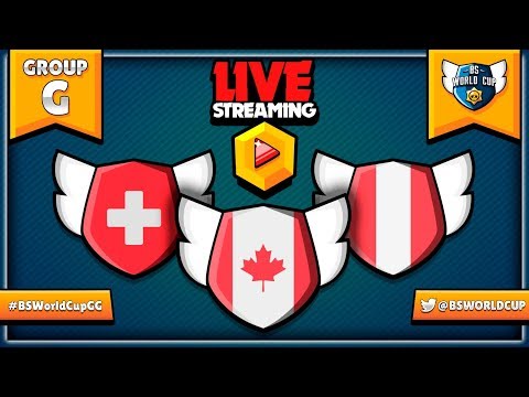 🔴 BRAWL STARS WORLD CUP LIVE! - Group G Match-ups - Canada, Switzerland & Peru #BSWorldCup2019
