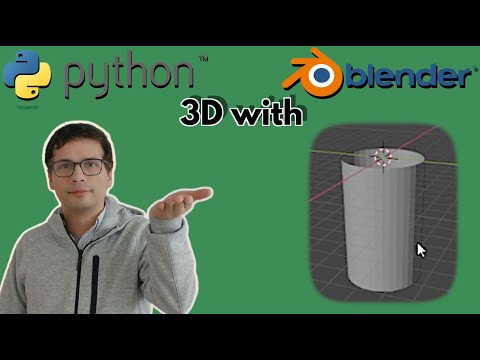 How to create a Cylinder with Blender Python 3D API [2.9]