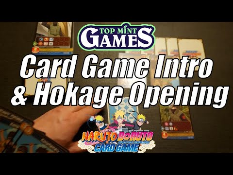 Naruto Boruto Card Game Intro and Hokage Set Opening
