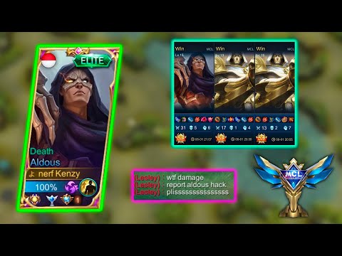 When Top 1 Aldous Play Tournament Mode - Mobile Legends