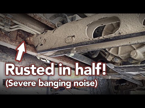 How to replace torsion bar mounts - Loud banging noise under truck - FIXED! - Silverado - Sierra