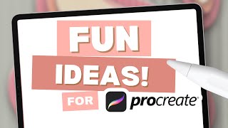 5 Fun Things To Do in Procreate When You're Bored | Procreate Tutorial for Beginners
