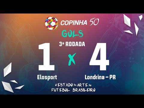 Gols de Elosport 1 X 4 Londrina - PR, Copinha 2019