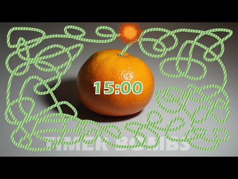 15 Minute Mandarin Bomb Timer Stop Motion Animation