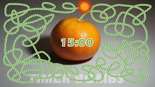 15 Minute Mandarin Bomb Timer | Stop Motion Animation