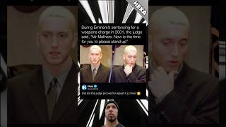 During Eminem&#39;s sentencing for a weapons charge, the judge said this🤣#memes #eminem #rapper