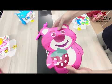 Lồng đèn trung thu 2 mảnh có đèn xe hơi