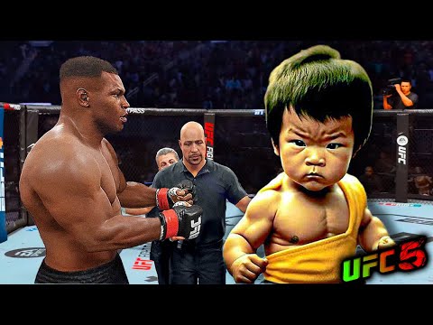 Mike Tyson vs. Super Manly Little Dragon (EA sports UFC 5)