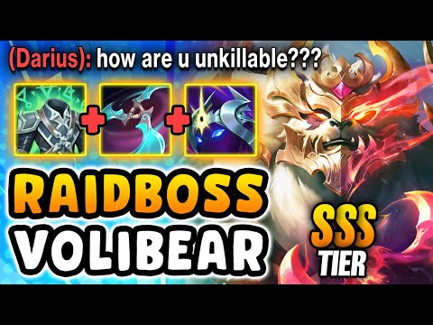 ABUSING THE MOST BROKEN JUNGLER THIS PATCH (VOLIBEAR UNKILLABLE BUILD)