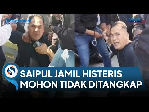 KRONOLOGI Penangkapan Saipul Jamil di Jalur Busway. Teriak Histeris Memohon Tak Dibawa