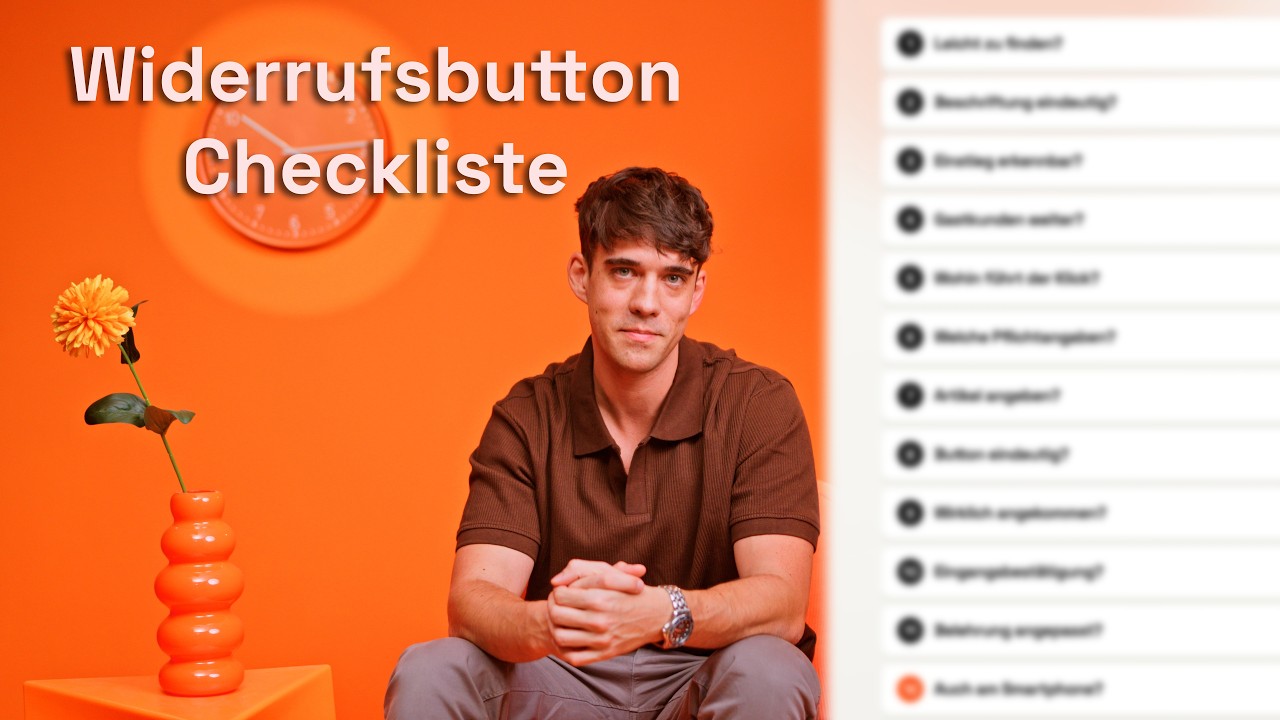 Video: Widerrufsbutton prüfen: 12 Checks bis zur E-Mail