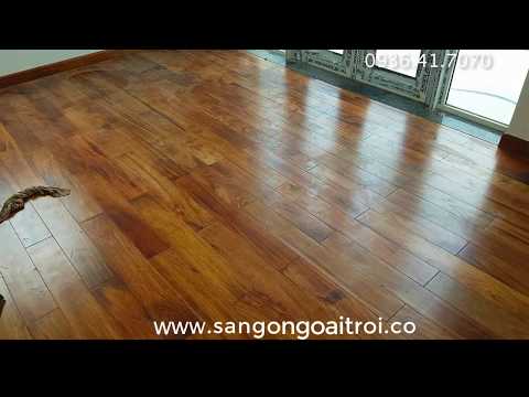 Sàn gỗ Đỏ Lào chất lượng cao, sang trọng