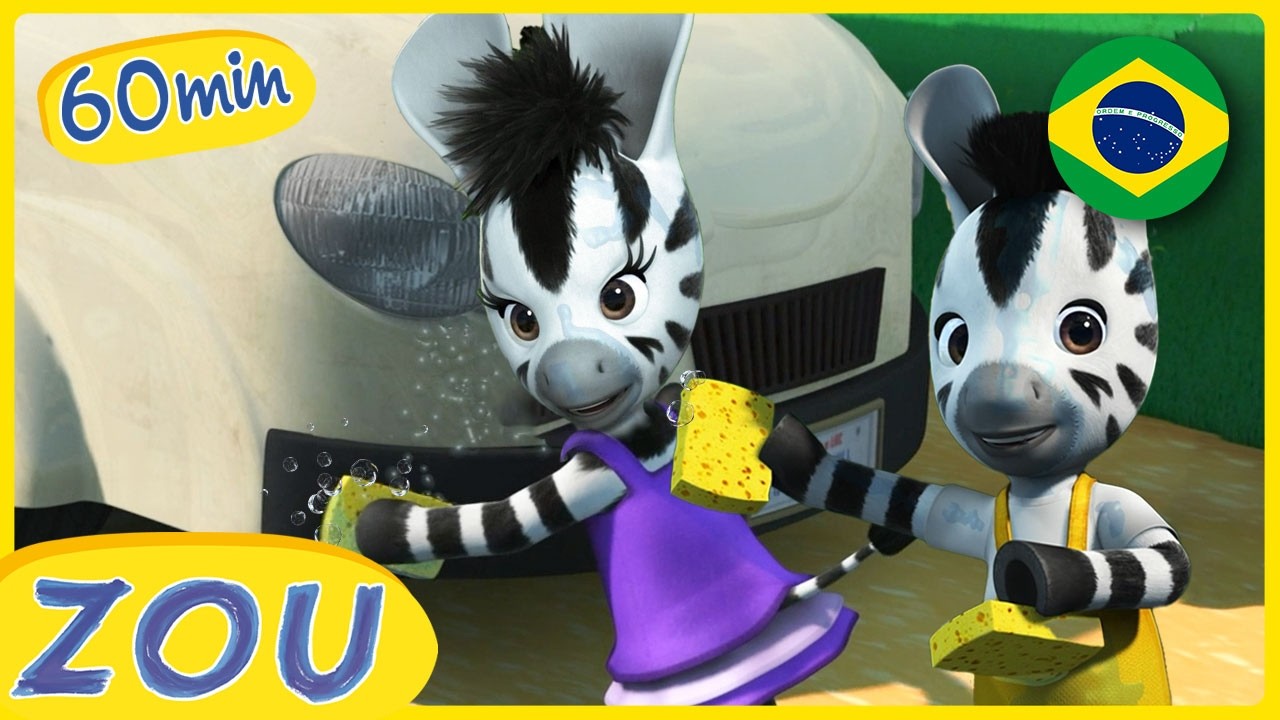 ZOU e as atividades em grupo | Compilação 1 Hora | ZOU em português 🦓 | Desenhos animados
