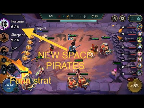6 FORTUNE ⭐️⭐️⭐️| SET 4 Fates | New Space pirates , TFT Mobile , Teamfight Tactics 10.19 Patch Guide