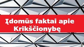 Įdomūs faktai apie krikščionybę