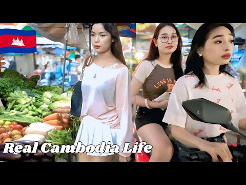 Hidden Traditional Food Market in Phnom Penh | Explore Real Cambodia Street Life & Street Food Scene