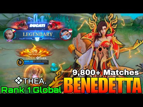 Aggressive Benedetta Insane 9,800+ Matches - Top 1 Global Benedetta by ❖ᴛʜᴇᴀ. - Mobile Legends
