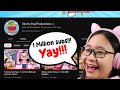 1 Million Subscribers Countdown Reaction Yay 1 Million Subs