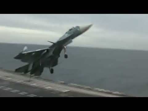SU-33 Pilot Pulls Off Insane Cobra Maneuver During Landing, But It Doesn't Go As Planned