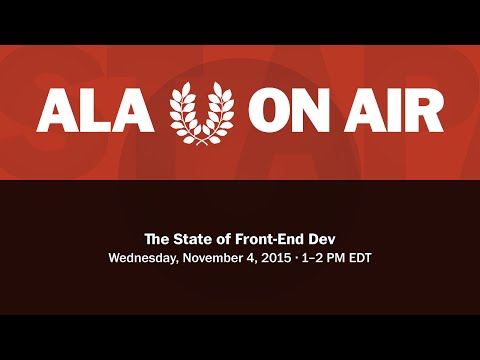 The State of Front-End Dev