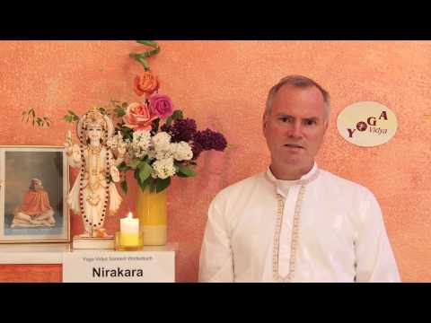 Nirakara - ohne Form und Gestalt - Vedanta Wörterbuch