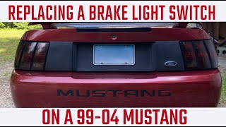 How To Replace A Brake Light Switch on a 99-04 Mustang