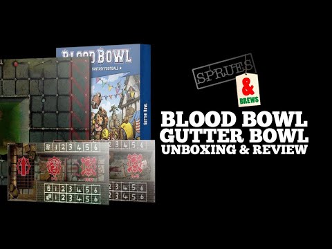 Gutter Bowl Unboxing and Review - Blood Bowl