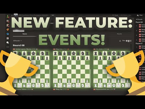 The Best Way To Watch Chess Online, Chess.com's New Events Feature - YouTube