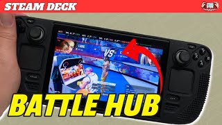 Street Fighter 6 on Steam Deck  - Battle Hub Online Mode Playthrough