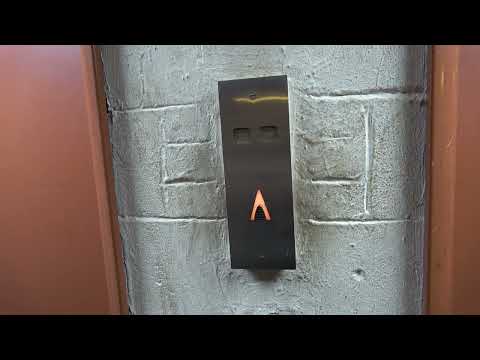 AMAZING & EXTREMELY RARE 60s WESTINGHOUSE BLACK BUTTON Elevators at The Lee Building in Bethesda, MD