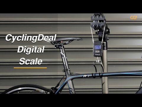CyclingDeal Backlit LCD Display Digital Bike Scale - Electronic Balance With Double Hanging Hook - Max Loading Weight 75kg/165lbs - With Built-in Measuring Tape - More Stable & Accurate - Foto 9