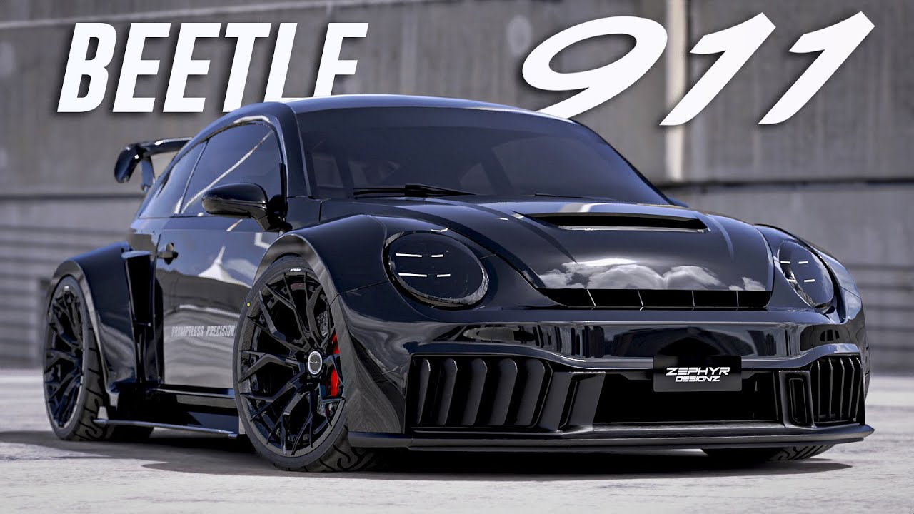 VW Beetle But It's a 911 Powered by Twin Turbo V10