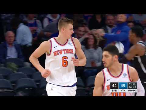 Kristaps Porzingis Put Back Slam