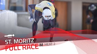 St. Moritz | BMW IBSF World Cup 2021/2022 - Men's Skeleton Heat 2 | IBSF Official